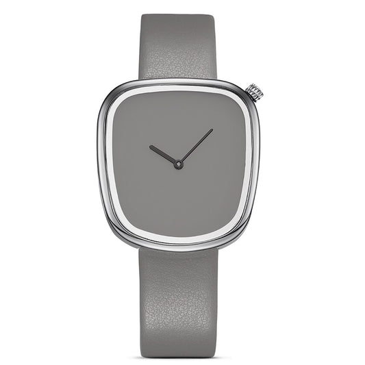 Women's Minimalist Leather Band Quartz Watch