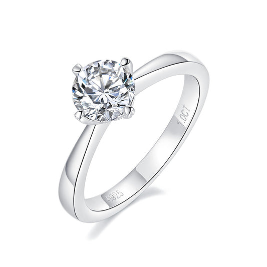 516 Women's Moissanite Diamond S925 Ring