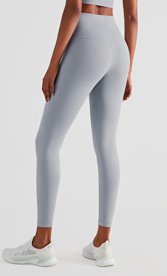 Gray High Rise Nude Leggings